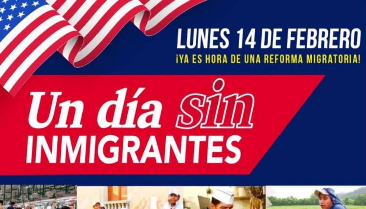 La campaña busca que los migrantes de todo el país paren su trabajo durante el próximo lunes 14 de febrero. Foto: Twitter