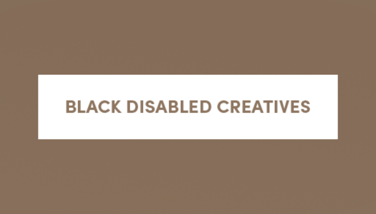 Black Disabled Creatives logo. Photo courtesy of blackdisabledcreative.com