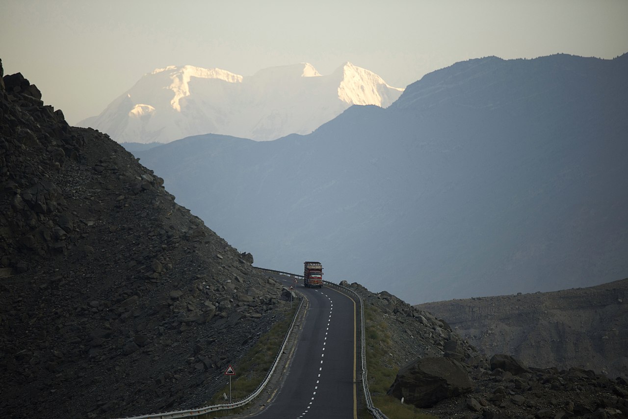  Karakoram Highway, also known as Silk route. Source: Wikipedia