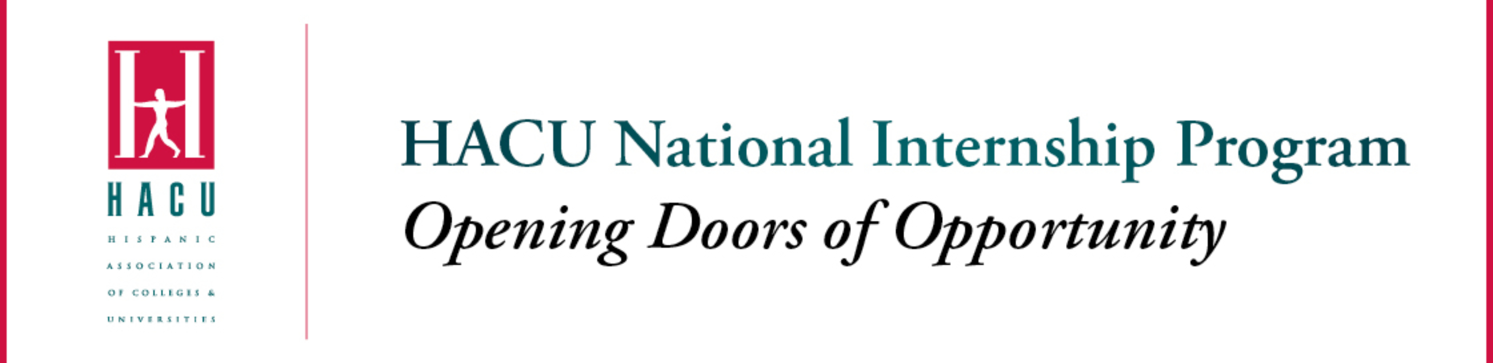 The HACU National Internship Program logo. Photo courtesy of the HACU website.