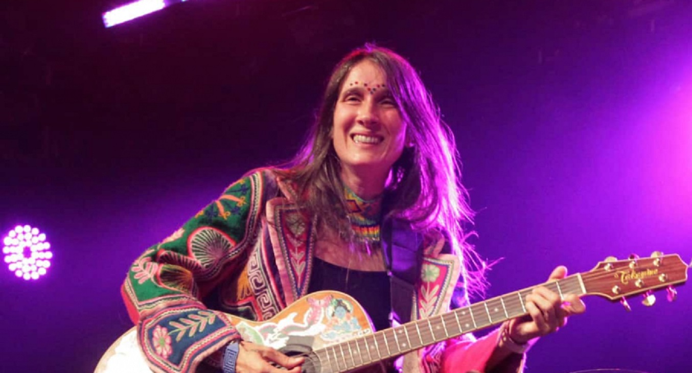 Andrea Echeverri is the singer and leader of Aterciopelados.