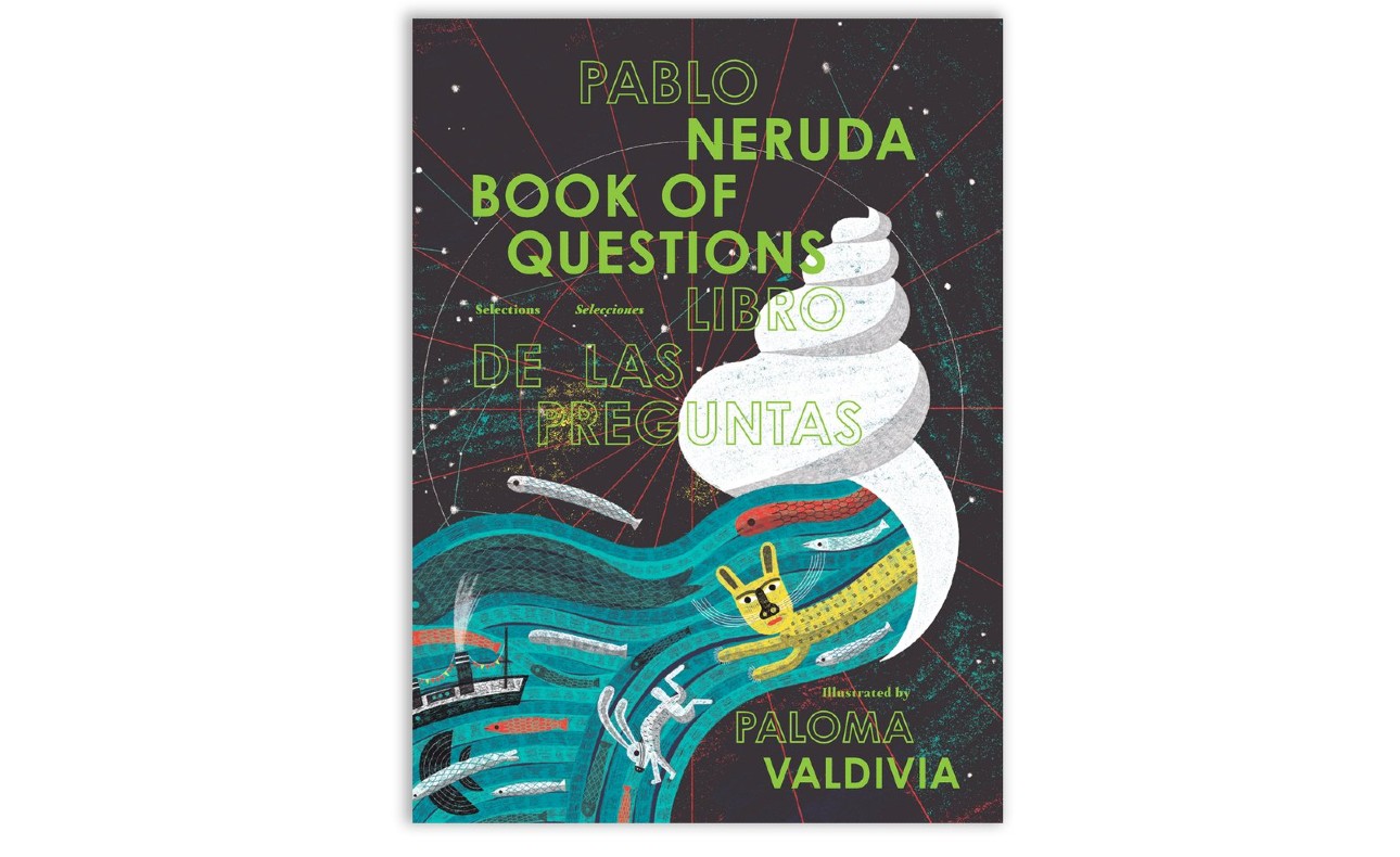 Libro de las preguntas (Book of Questions) Copyright @ 2022 by Paloma Valdivia; used with permission by Enchanted Lion Books