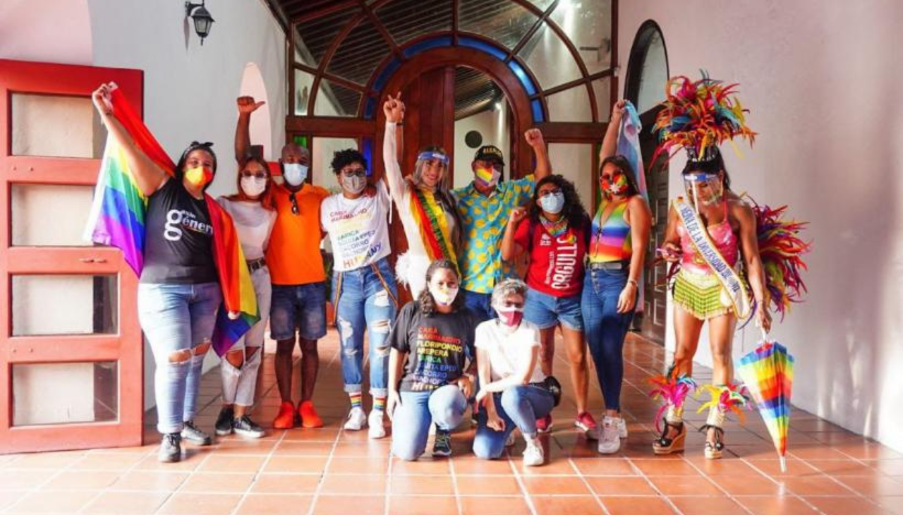 Celebración del mes del Orgullo Gay en Cartagena 2021. Foto: Alcaldía de Cartagena