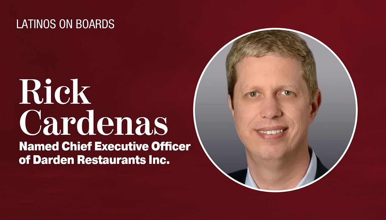 Rick Cárdenas, Darden Restaurants' CEO.