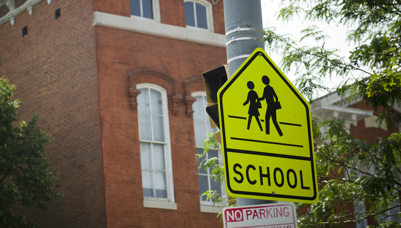 Children Crossing road sign in Philadelphia. Photo: Getty Images