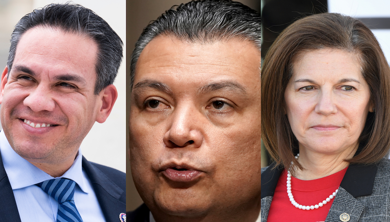 Left to Right: Rep. Pete Aguilar, Senator Alex Padilla, Senator Catherine Cortez-Masto were just a few to react to the historic legislation. 
