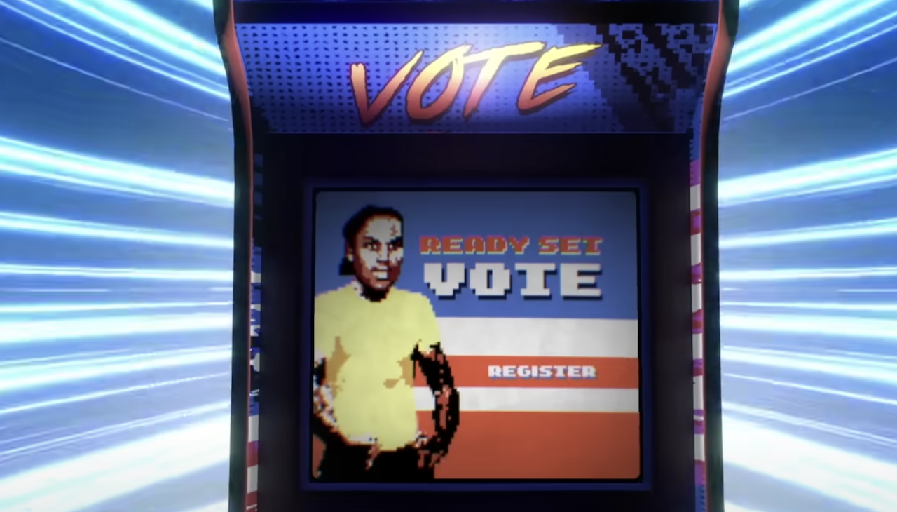 A new video game themed ad from United We Dream targets young Latino men to get them to vote. 
