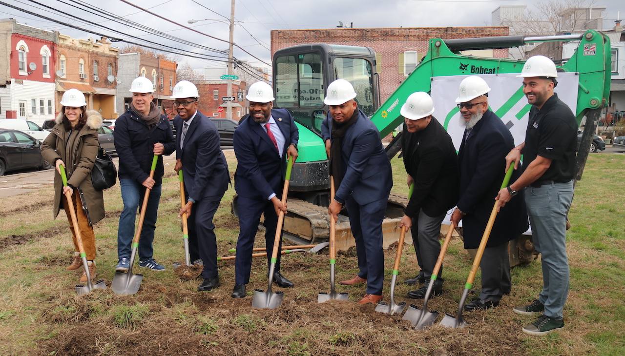 Philly Councilmembers, the Philly Housing Development Corporation and their partners officially broke ground on the first of 1,000 affordable family homes funded by Council's $400M Neighborhood Preservation Initiative.