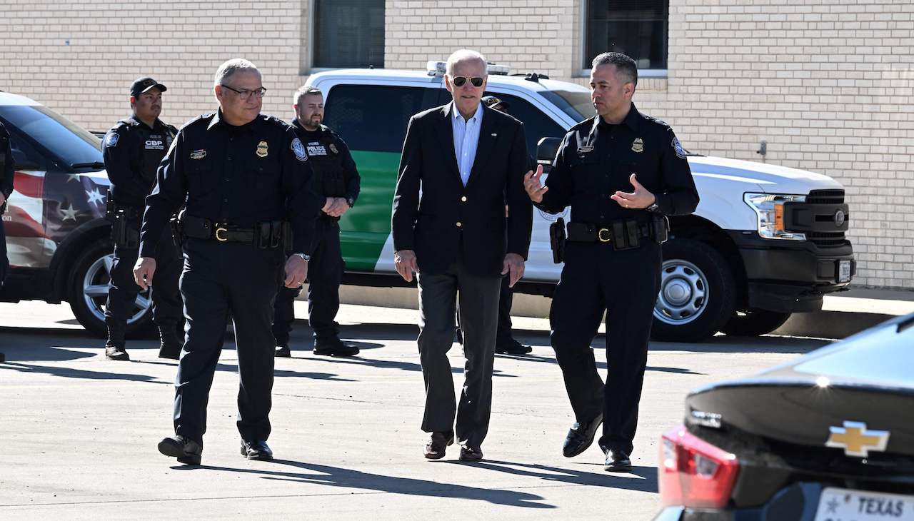 President Biden in El Paso, Texas. Photo: Jim Watson/AFP via Getty Images