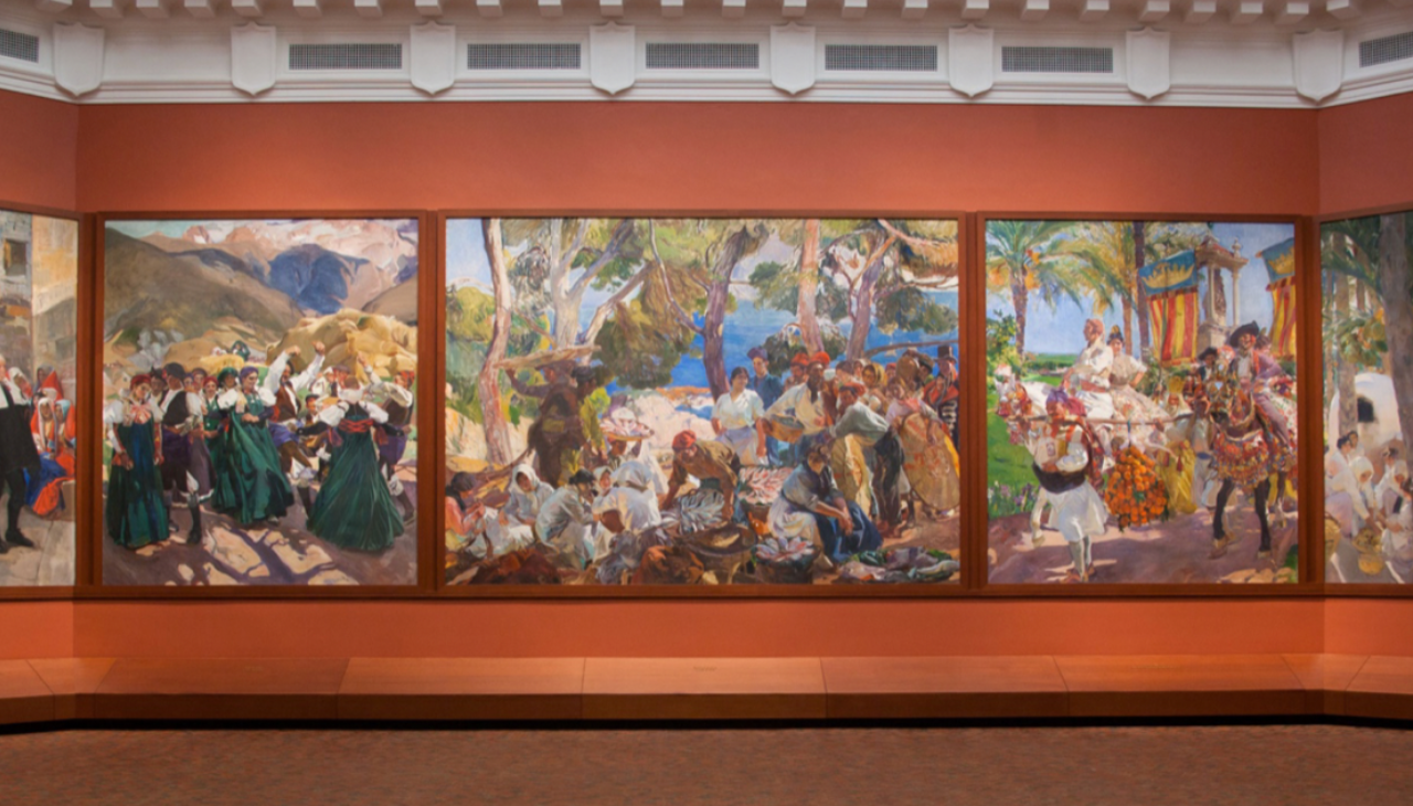 Sorolla Gallery, Vision of Spain (1912-1919) at the Hispanic Society Museum. Photo: Courtesy.