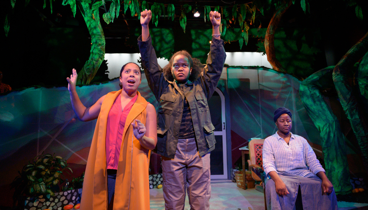 All My Mothers Dream in Spanish is a brand new bilingual work penned by a Philadelphia playwright and a non-binary Afro-Latinx artist. Photo: Johanna Austin/AustinArt.org.