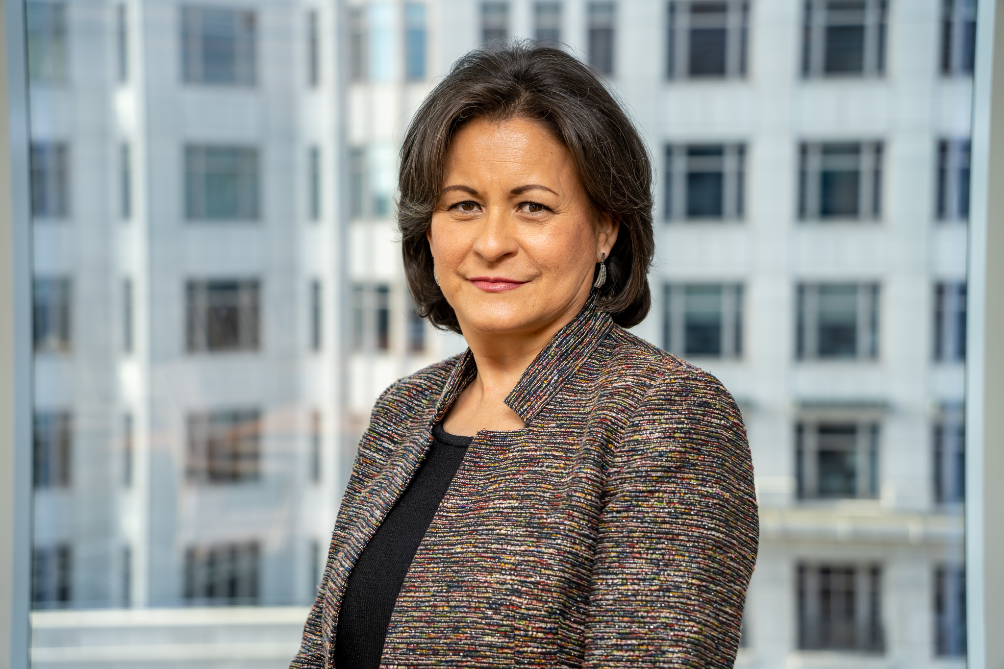 Esther Aguilera is the President & CEO of the Latino Corporate Directors Association. Photo: Peter Fitzpatrick. 