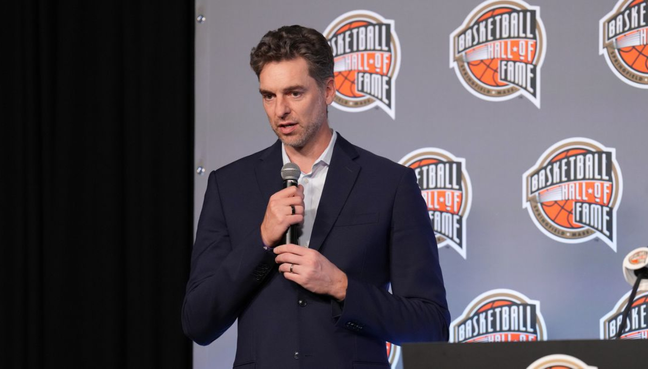 Pau Gasol has been named a finalist for the Basketball Hall of Fame. Photo Courtesy of the Naismith Memorial Basketball Hall of Fame. 