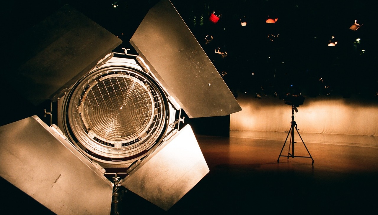 Filming studio lighting. 