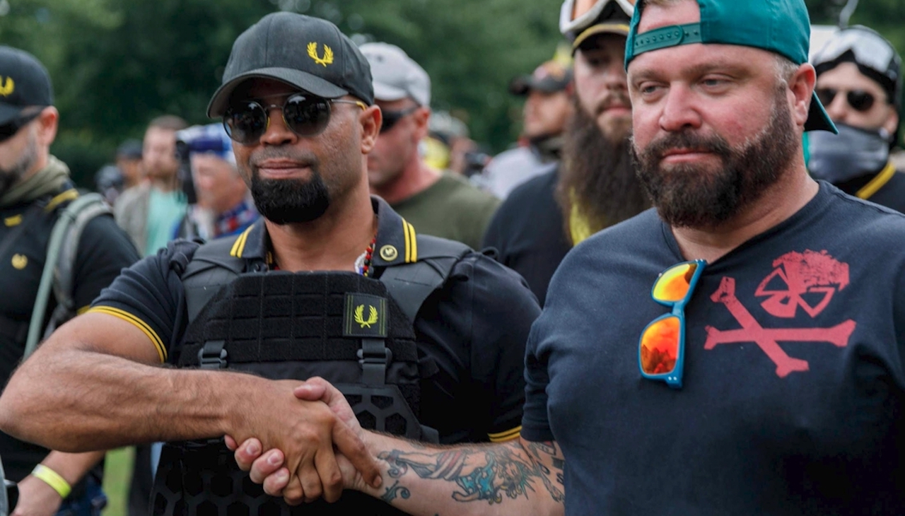 Enrique Tarrio, the leader of Proud Boys and head of the grassroots organization Latinos for Trump in Florida. Photo: Getty Images