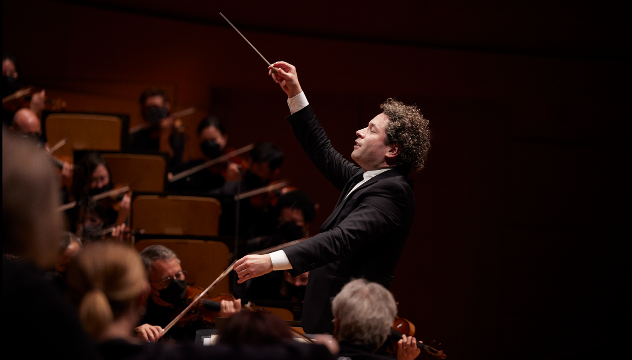 Gustavo Dudamel, director of the Los Angeles Philharmonic. Photo: Danny Clinch- courtesy of Carnegie Hall New York. 