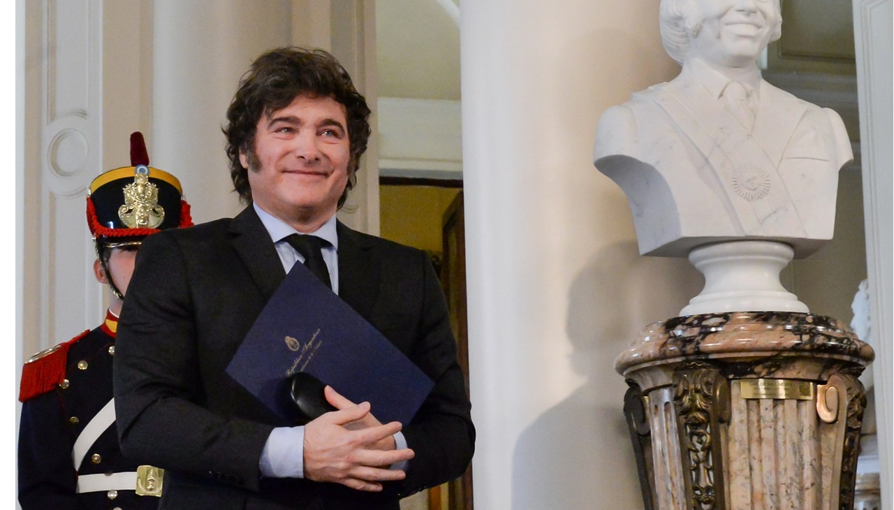 Javier Milei, President of Argentina. Photo taken from the website of the Argentine Presidency.