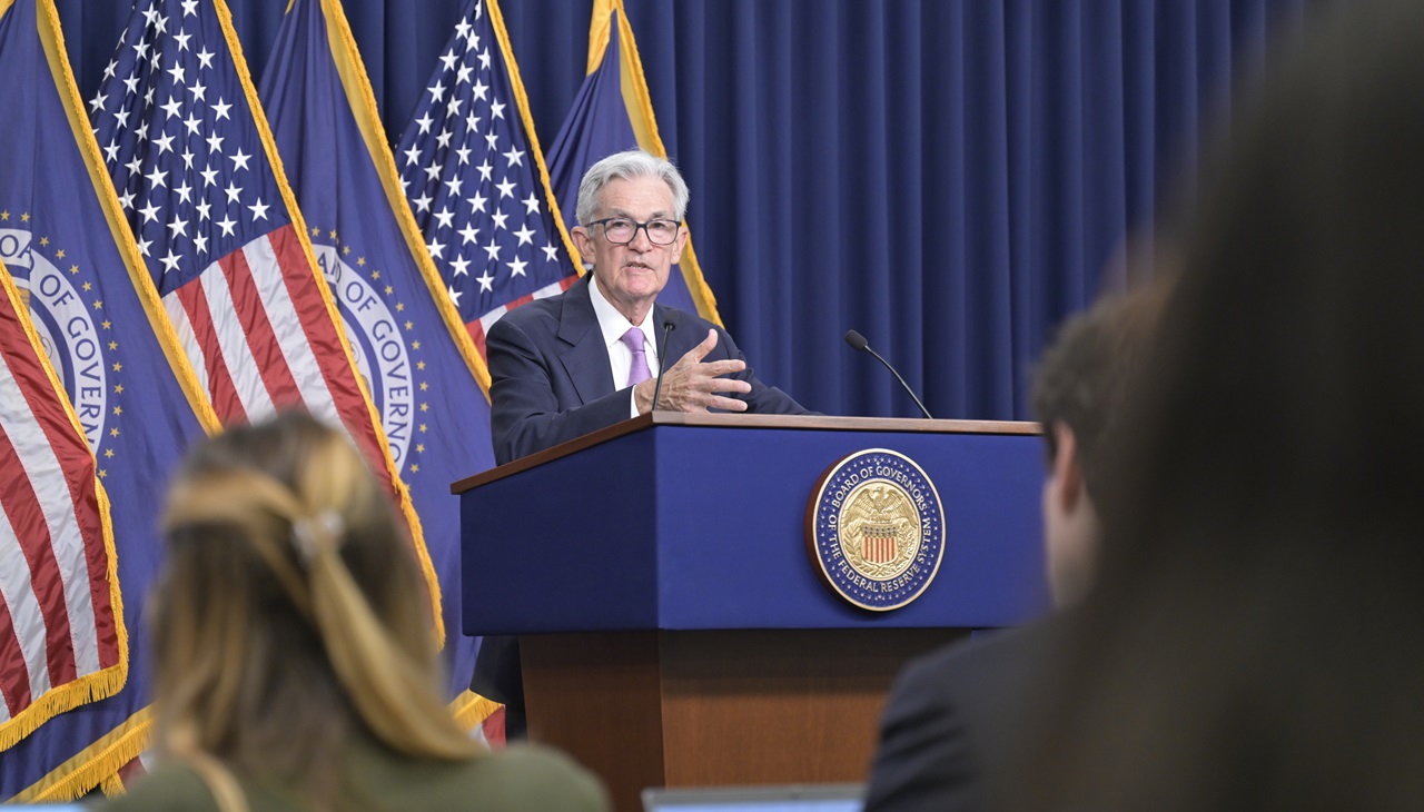 Jerome Powell, CEO of the Federal Reserve, during the press conference september 18th.