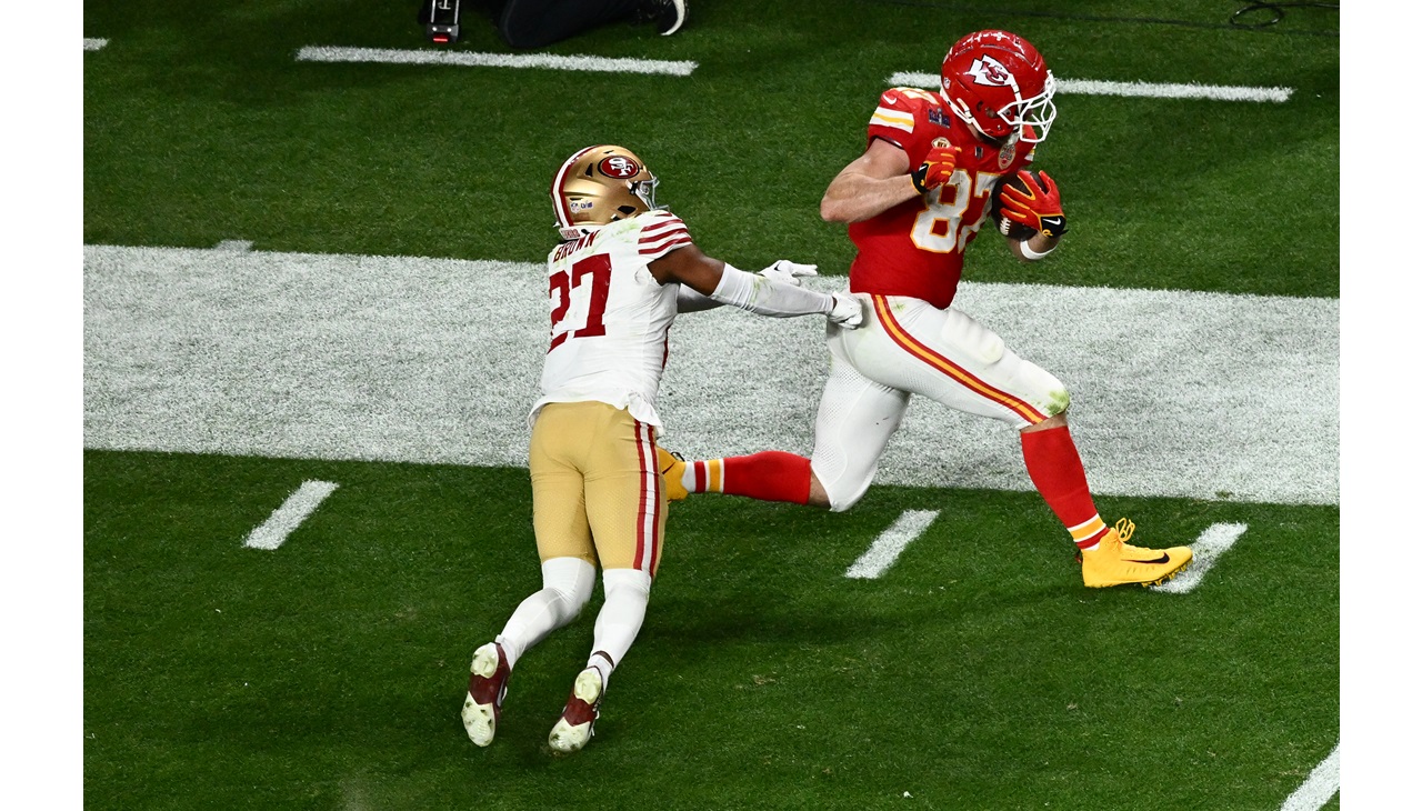 The Kansas City Chiefs and San Francisco 49ers replayed their February Super Bowl game this weekend, with the former winning (Photo by Patrick T. Fallon / AFP).