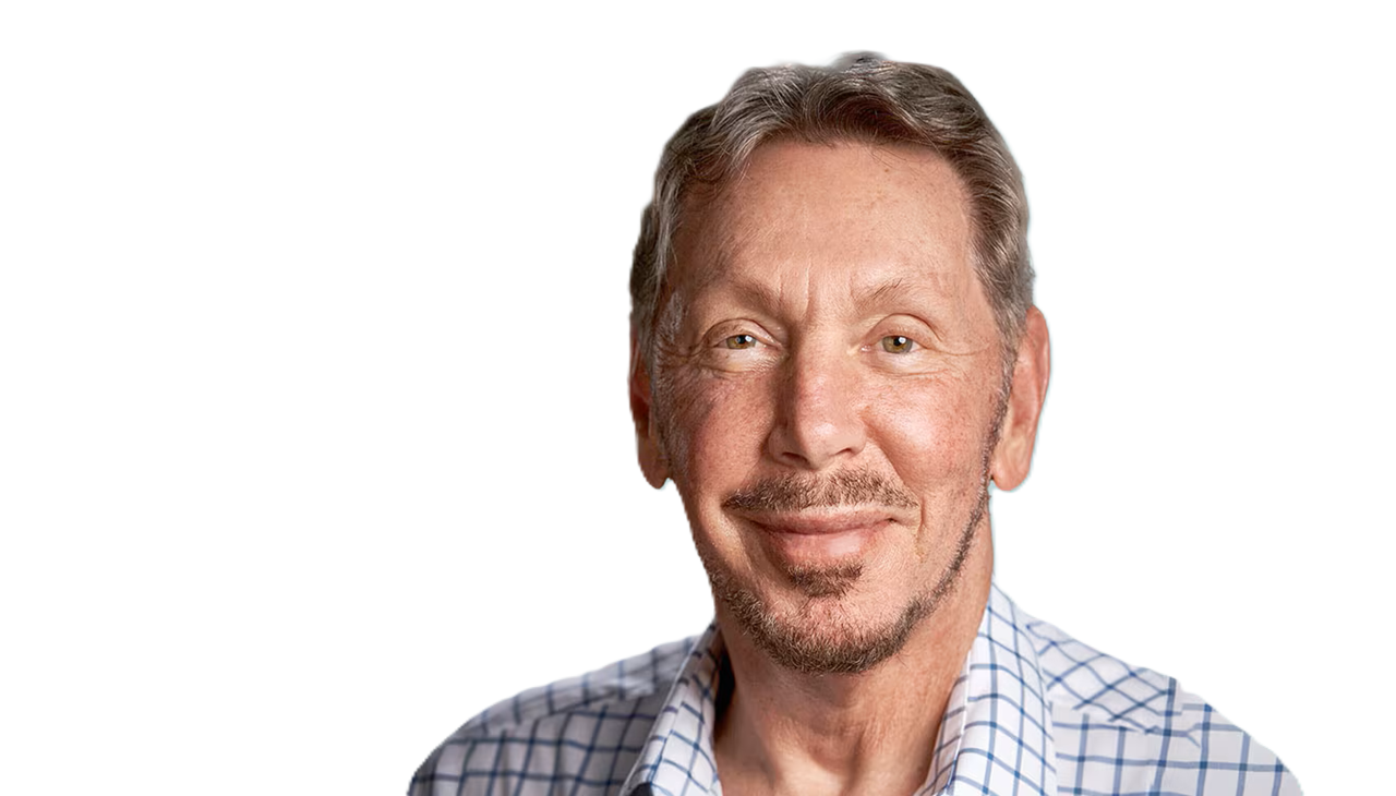 Larry Ellison, co-founder of Oracle. Image taken from Oracle's press room website.