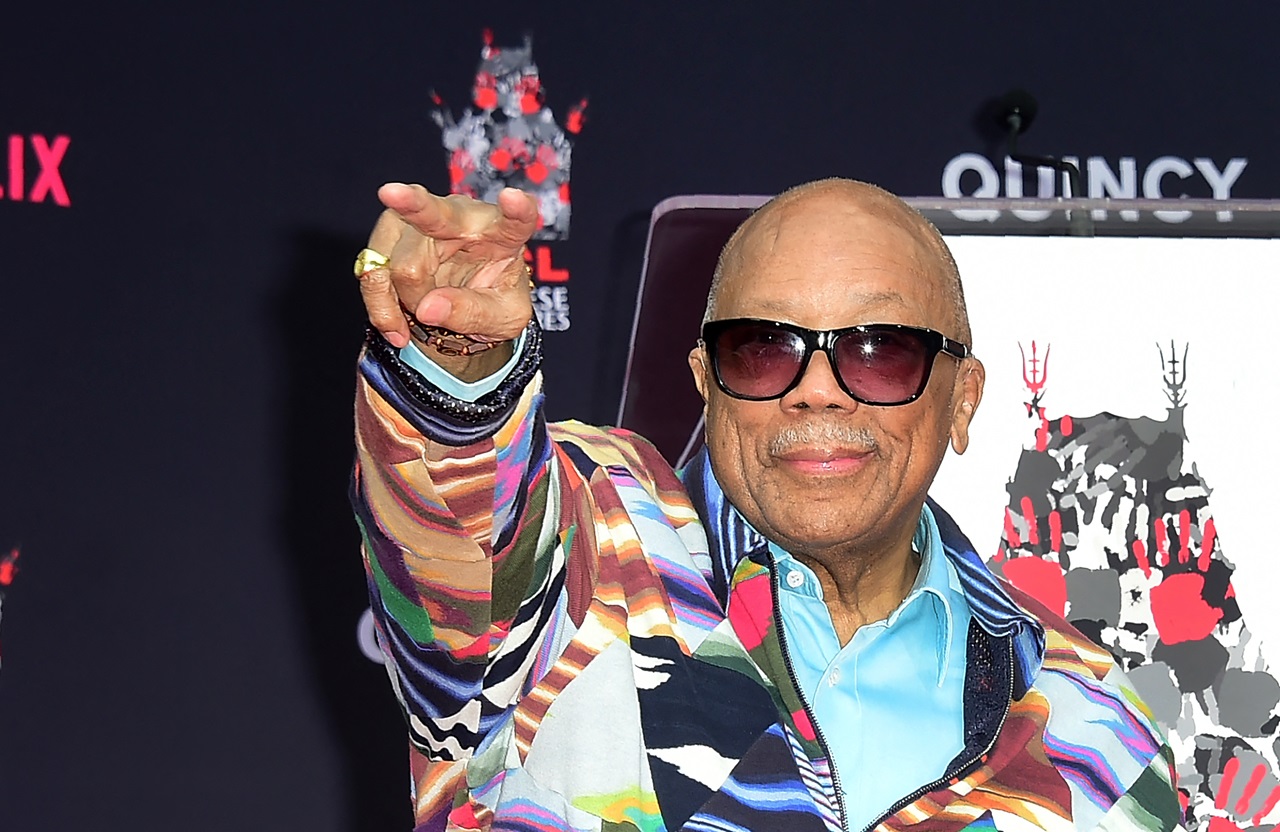 Quincy Jones. (Photo by Frederic J. BROWN / AFP)