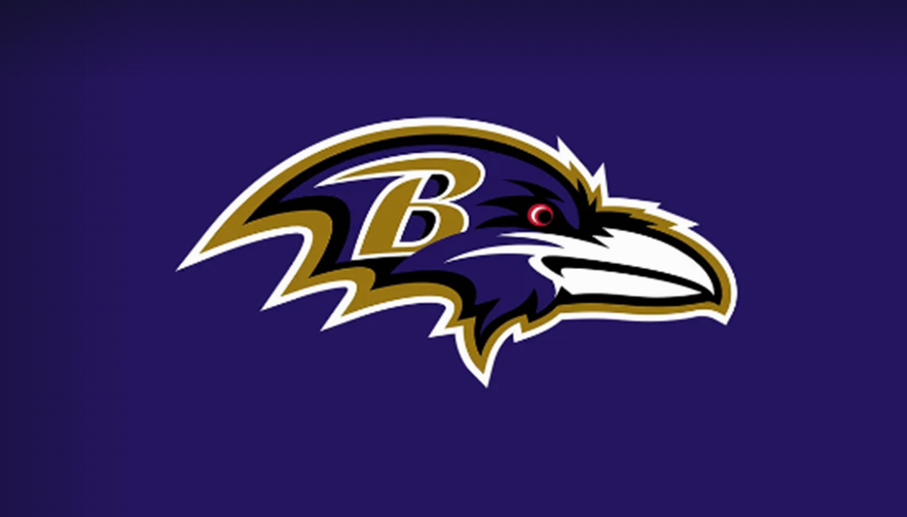 Logo de los Ravens, tomado de la página web del equipo.