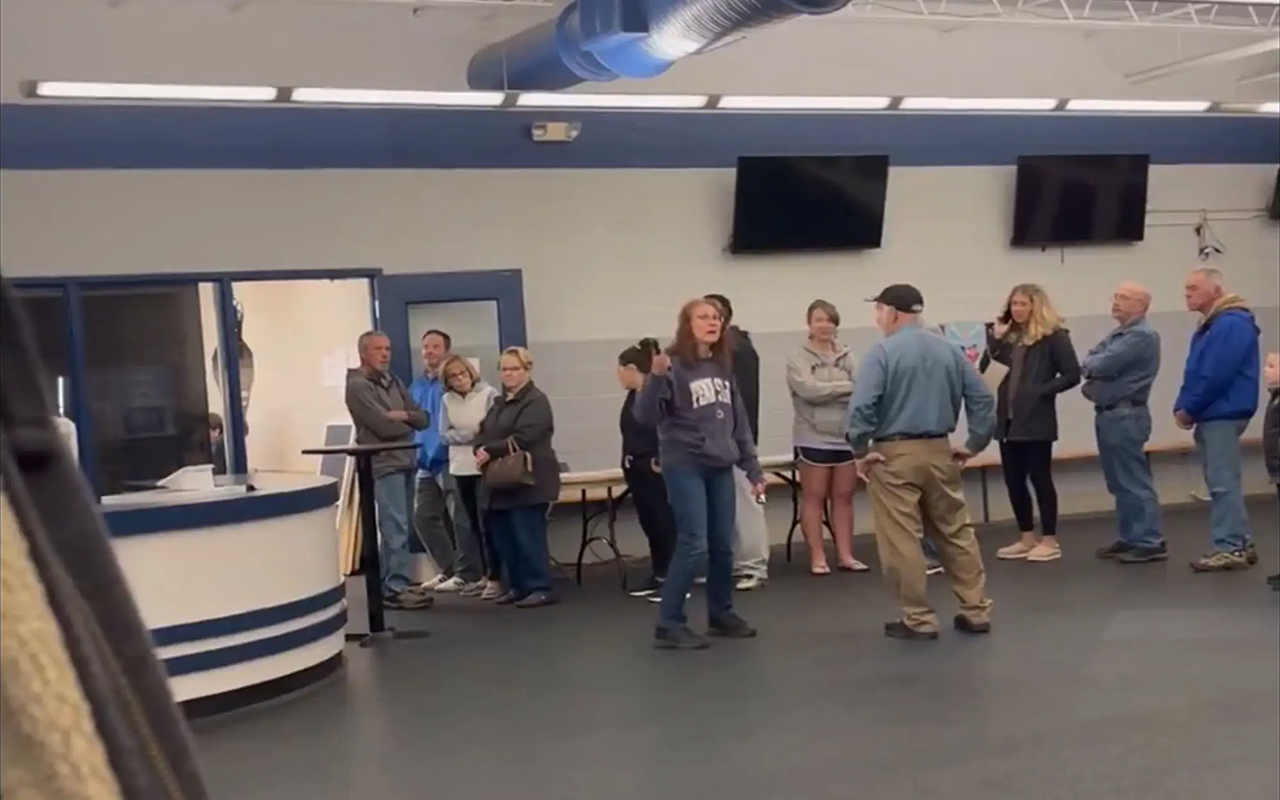 Voters in Cambria County, PA encountered issues with ballot machines this morning.. X / @KimJFlanders