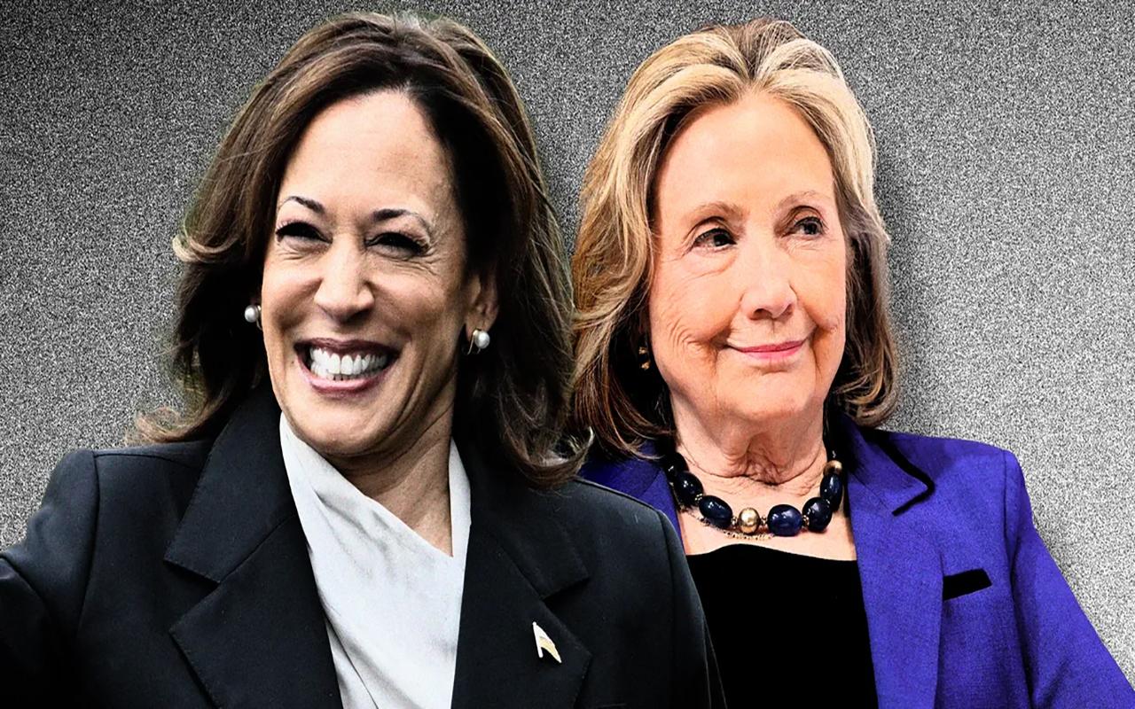 Kamala y Hillary. Fotomontaje Aldía