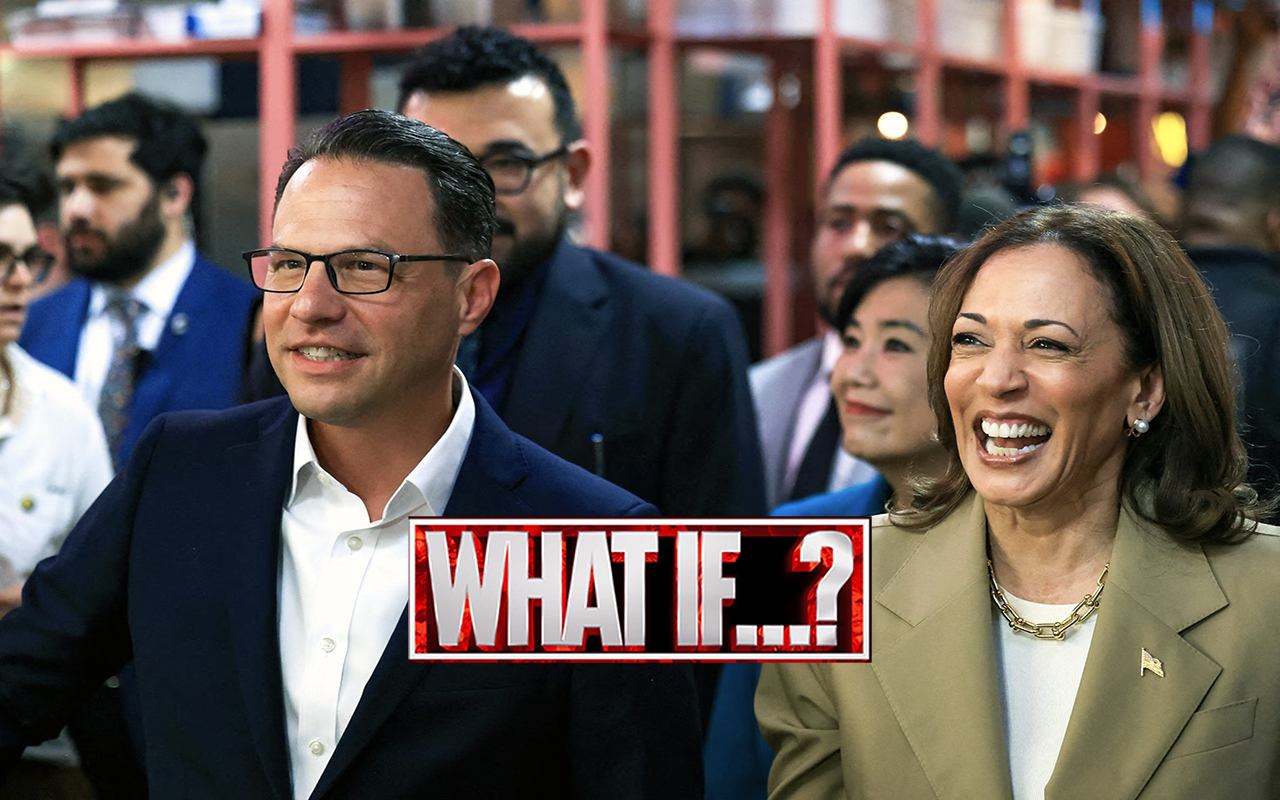 Josh Shapiro y Kamala Harris