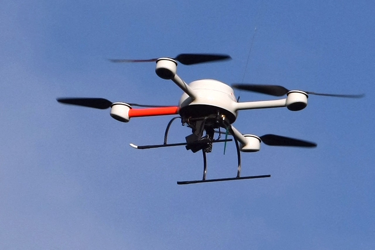 Image of a dron. (File Photo by JOEL SAGET / AFP)