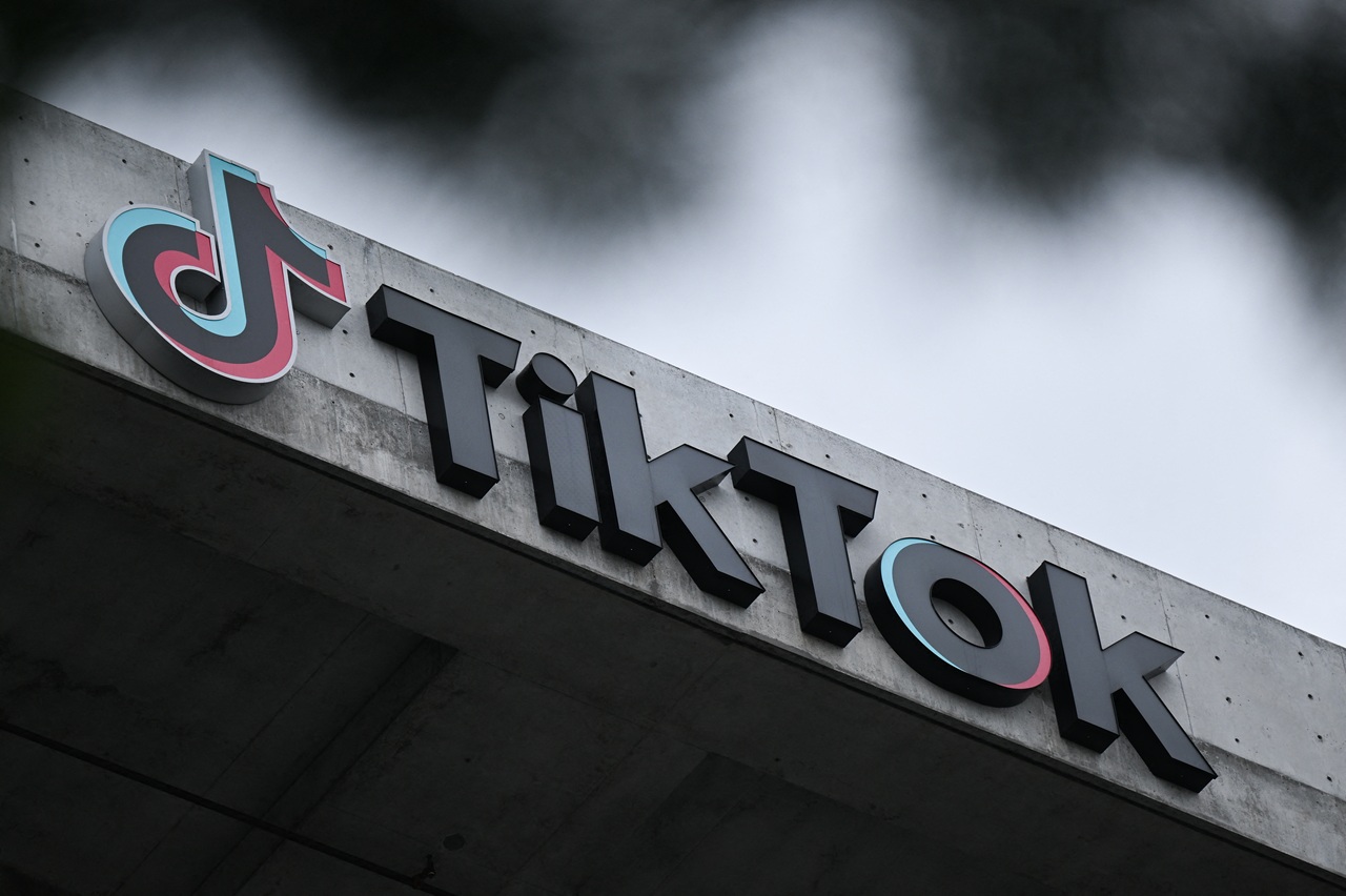 The U.S. Supreme Court heard TikTok's appeal against a law that would force its Chinese owner to sell the wildly popular online video-sharing platform or shut it down.(Photo by Patrick T. Fallon / AFP)