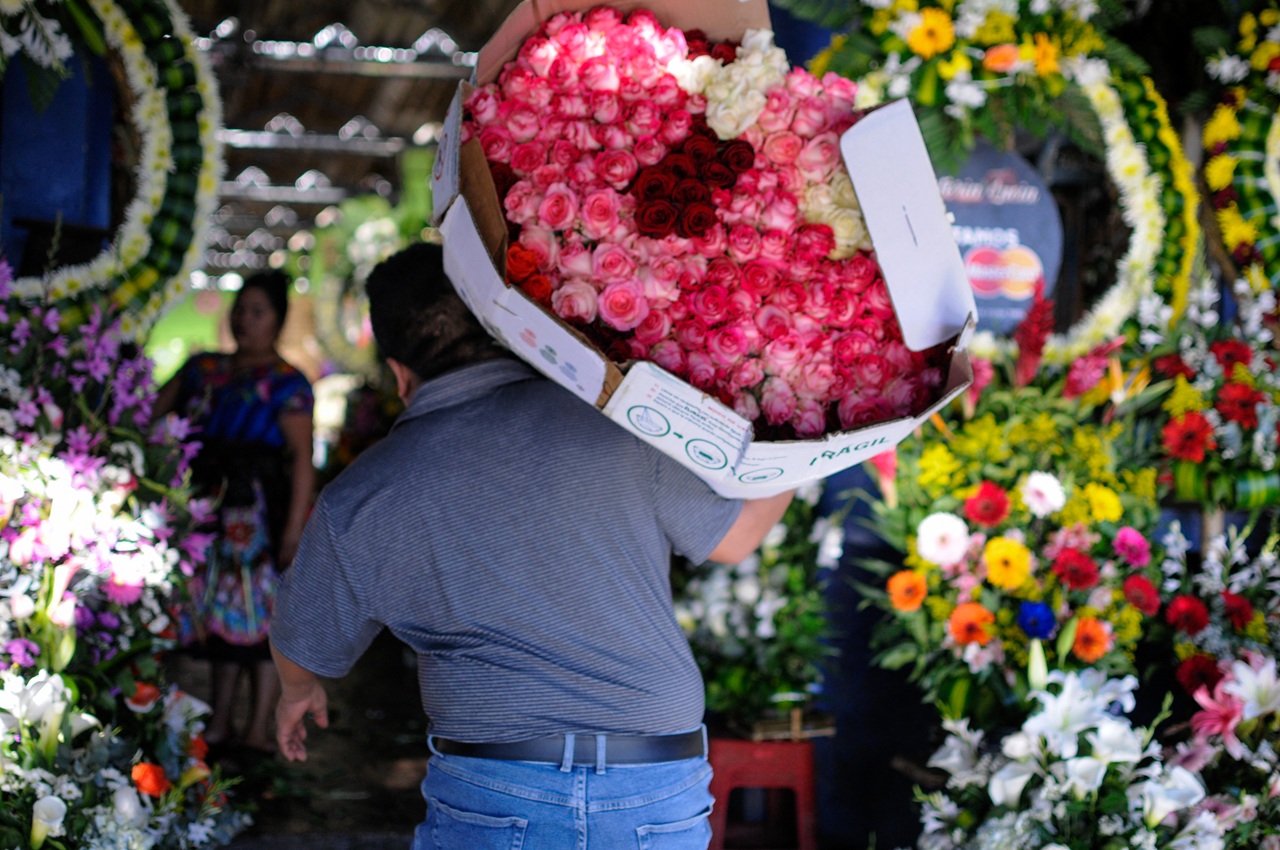 Flores guatemaltecas. (Foto de archivo AFP)