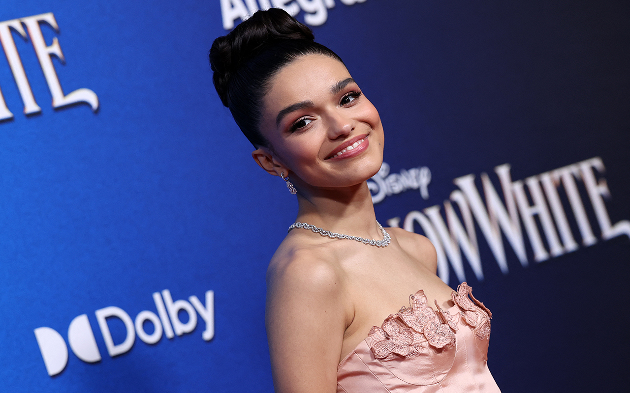 US actress Rachel Zegler attends the world premiere of Disney's "Snow White" at the El Capitan theatre in Los Angeles, March 15, 2025. (Photo by VALERIE MACON / AFP)