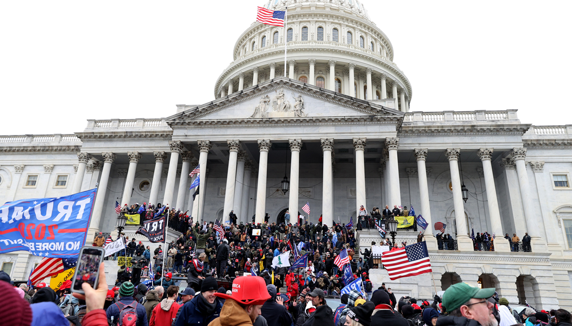 Various Latina Reps. recount being held hostage by outside protestors inside the U.S. Capitol. Tasos Katopodis/Getty Images
