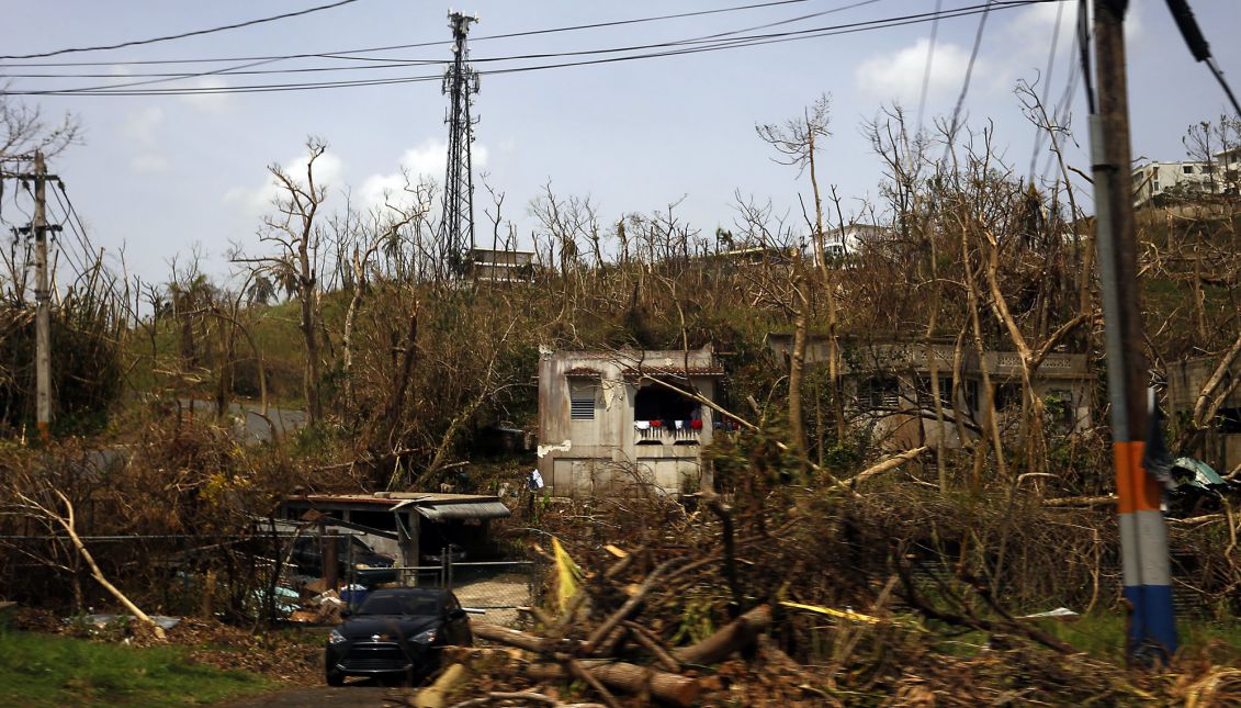 View of some of the damages in the aftermath of the passage of Hurricane Maria in Aguas Bravas, Puerto Rico, Sept. 26, 2017. EPA-EFE FILE/Thais Llorca