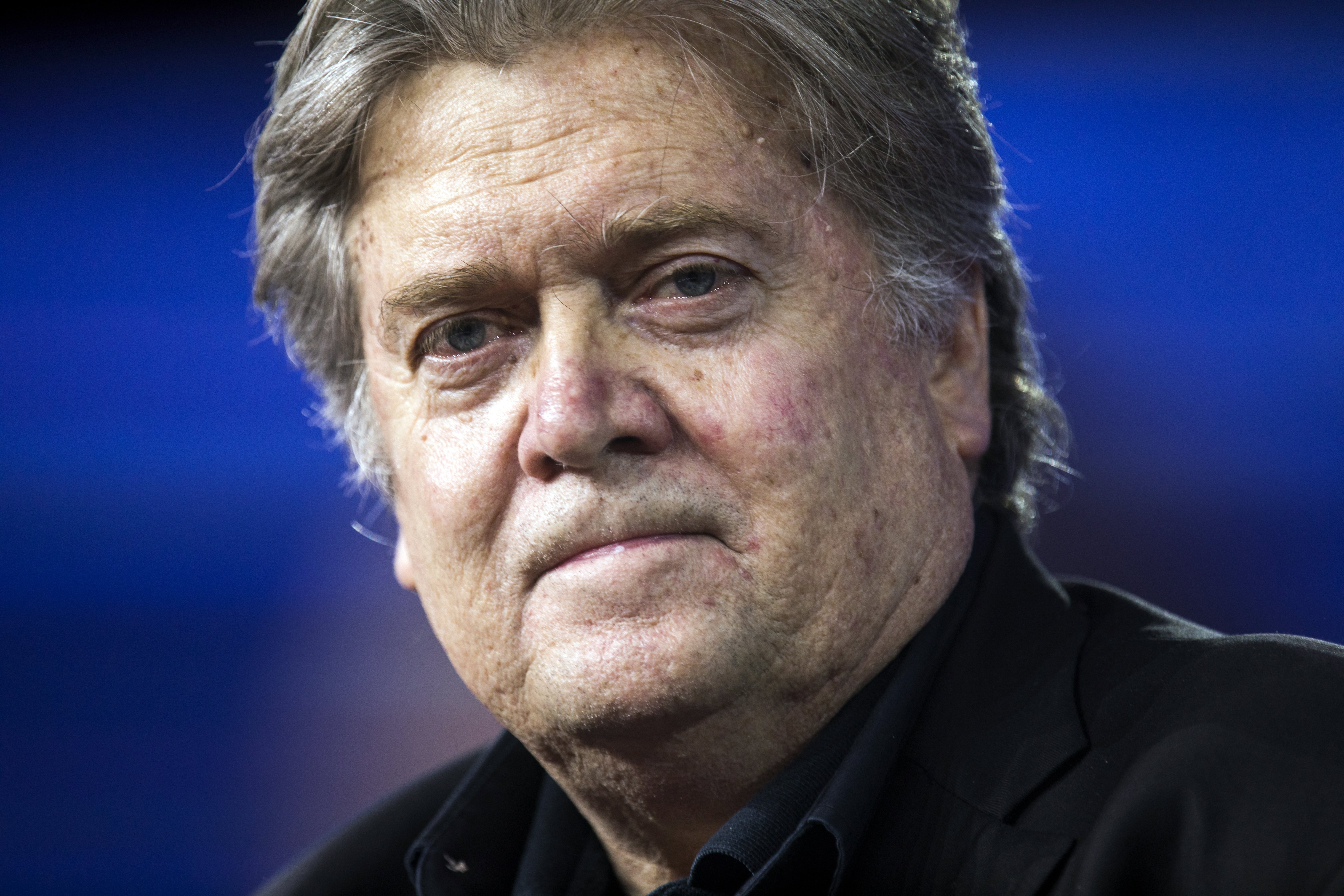 Steve Bannon, when still White House Chief Strategist, speaks at the 44th Annual Conservative Political Action Conference (CPAC) at the Gaylord National Resort & Convention Center in National Harbor, Maryland, USA, Feb. 23, 2017.