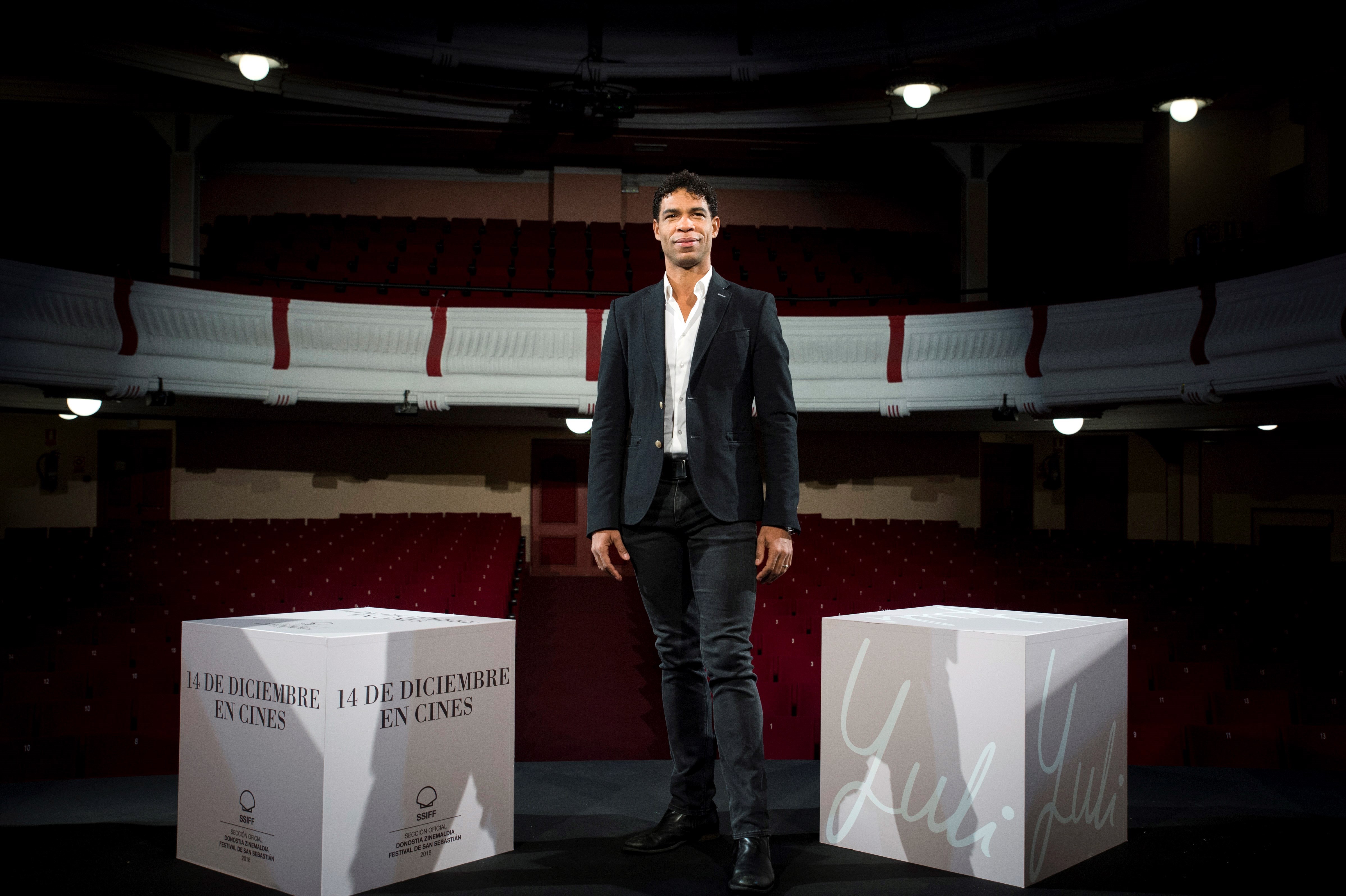 Cuban ballet dancer, writer and cast member Carlos Acosta poses during a photocall for the movie 'Yuli' in Madrid, Spain, Nov. 26, 2018. EPA-EFE/Luca Piergiovanni