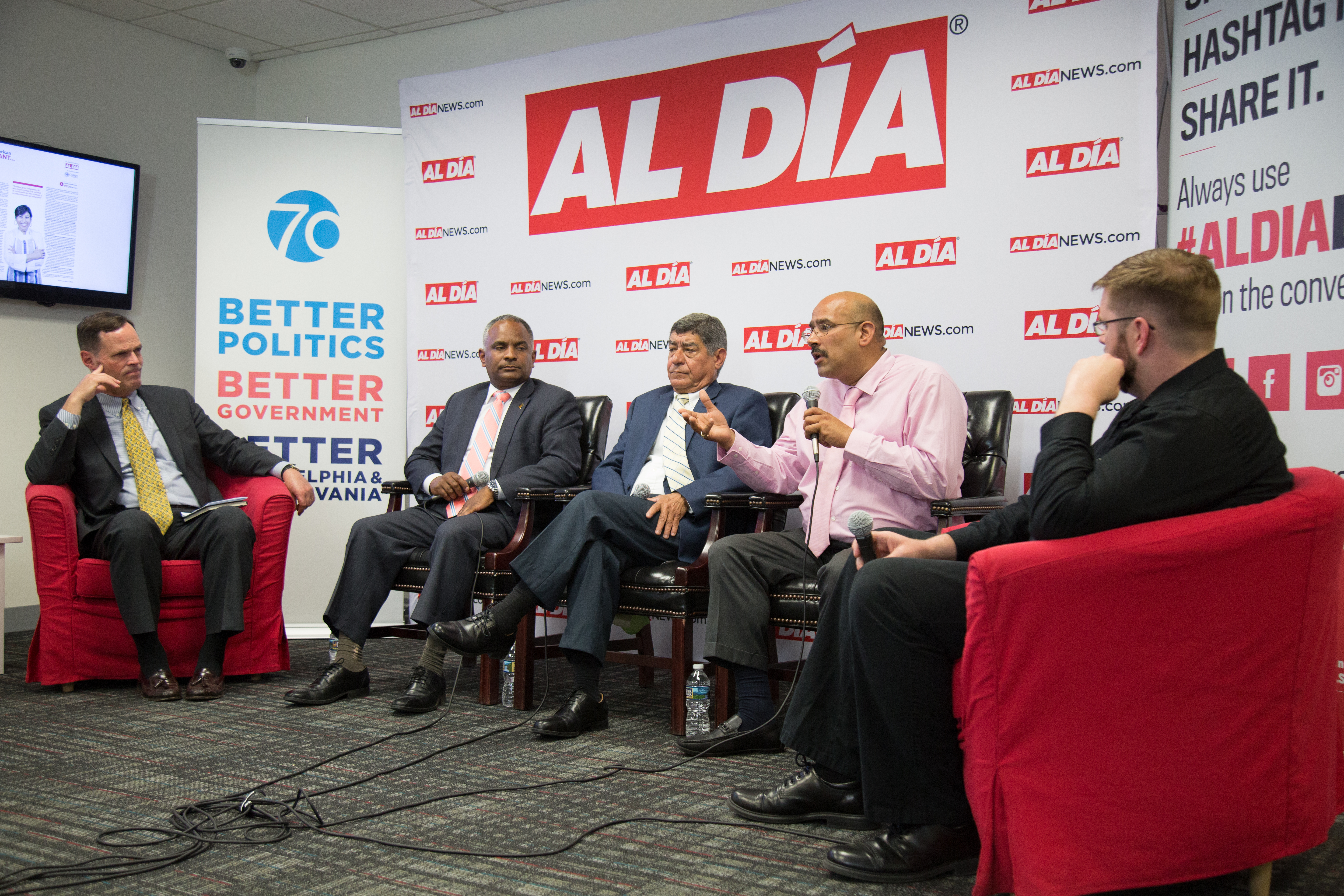 Committee of 70 and AL DÍA News partnered to host a conversation with the Democratic candidates for Pennsylvania's 197th District. Samantha Laub / AL DÍA News