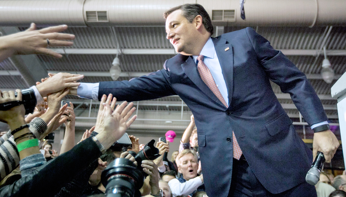 Ted Cruz in Iowa. Photo: EFE
