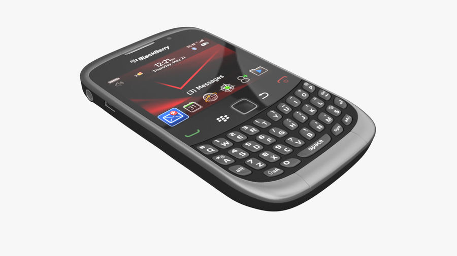 The BlackBerry Curve 3D model. Photo: free3d.com