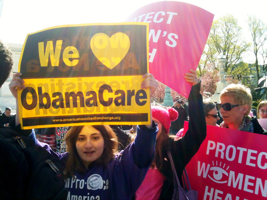 Manifestación por Obamacare. Foto cortesía de Creative Commons.