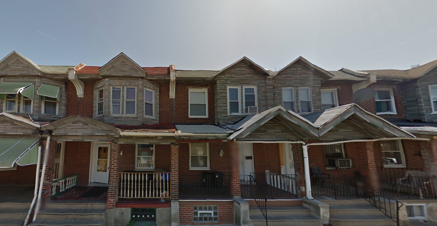 The 6500 block of Gesner Street before the fire this past weekend which claimed four lives, destroyed eight homes and left 40 people homeless.
