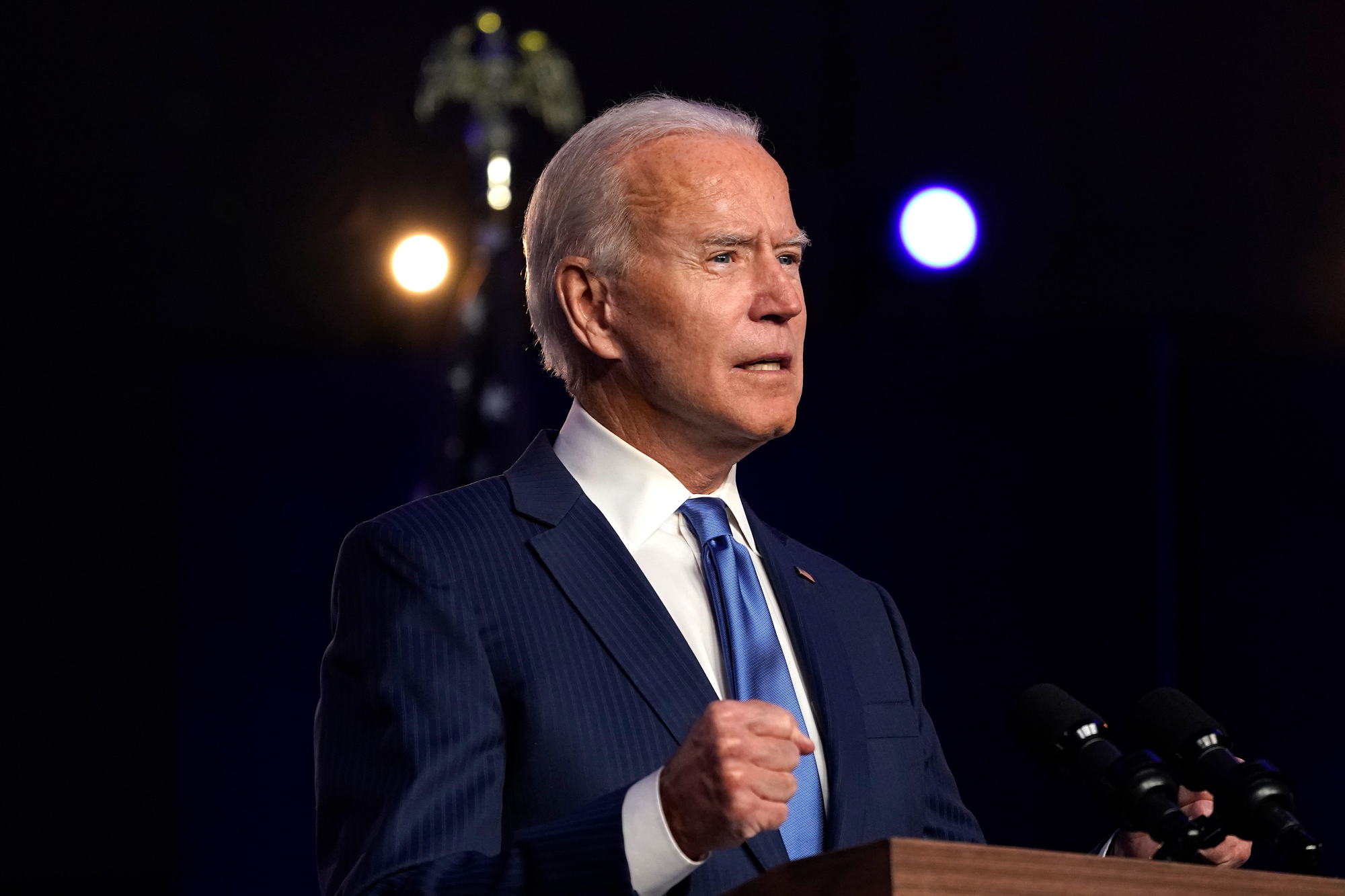 President Joe Biden's $1.9 trillion COVID-19 relief bill passed the House early Saturday morning. Photo: Drew Angerer/Getty Images.
