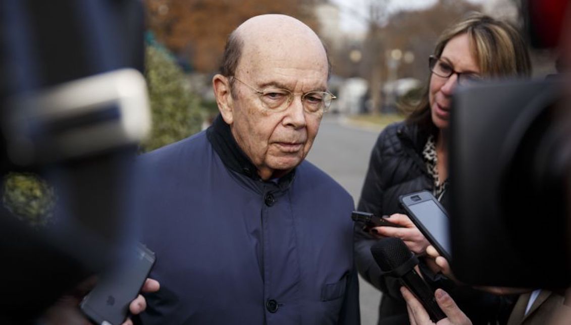 In the photo: Secretary of Commerce of the Trump Administration, Wilbur Ross. Photo: Getty.