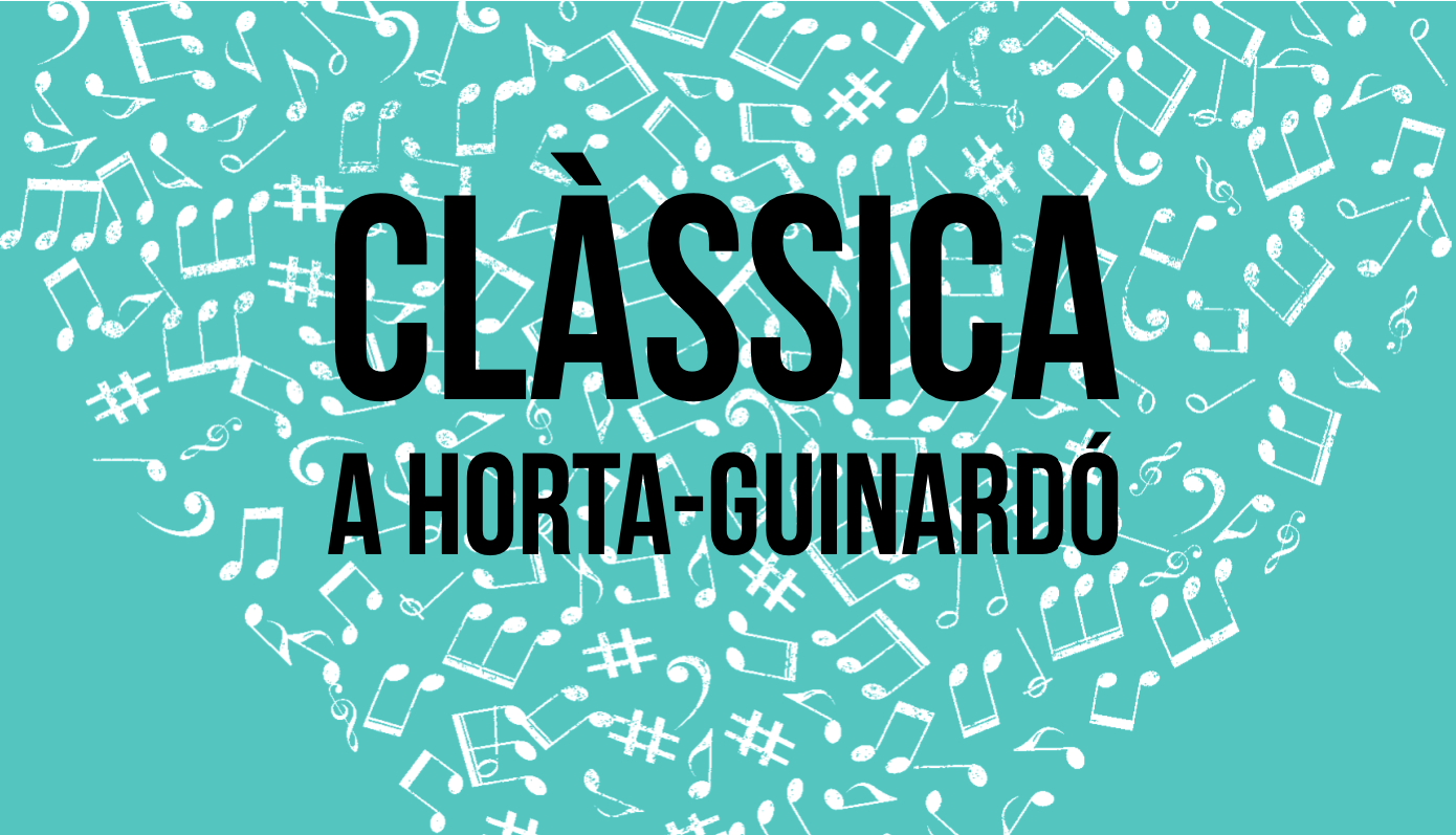 Official poster of the Cycle "Clàssica a Horta-Guinardó".
