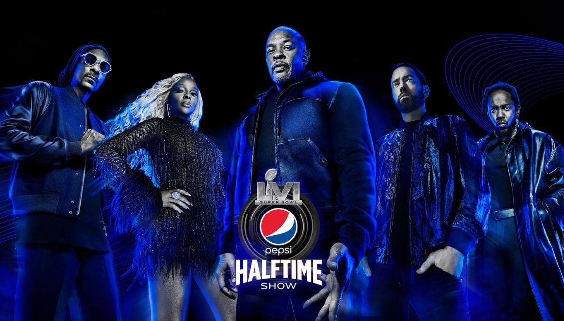 Dr. Dre, Snoop Dogg, Eminem, Kendrick Lamar y Mary J. Blige serán los artistas del Super Bowl. Foto: Pepsi- Super Bowl