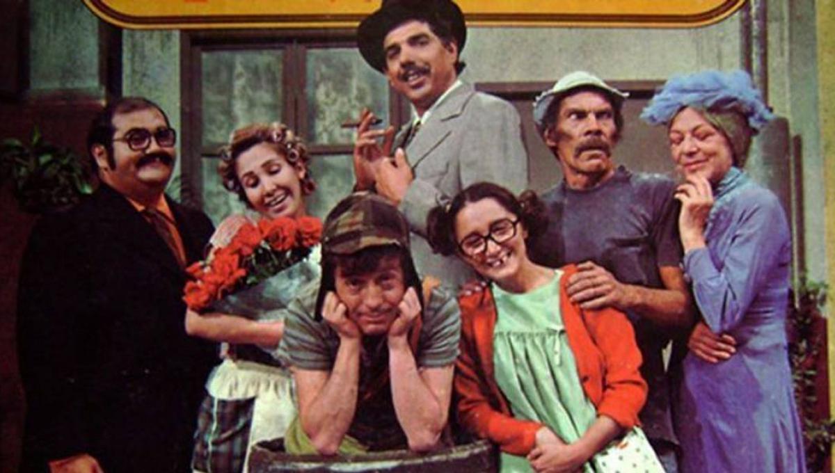 Original cast of "El Chavo del 8". Archive image.