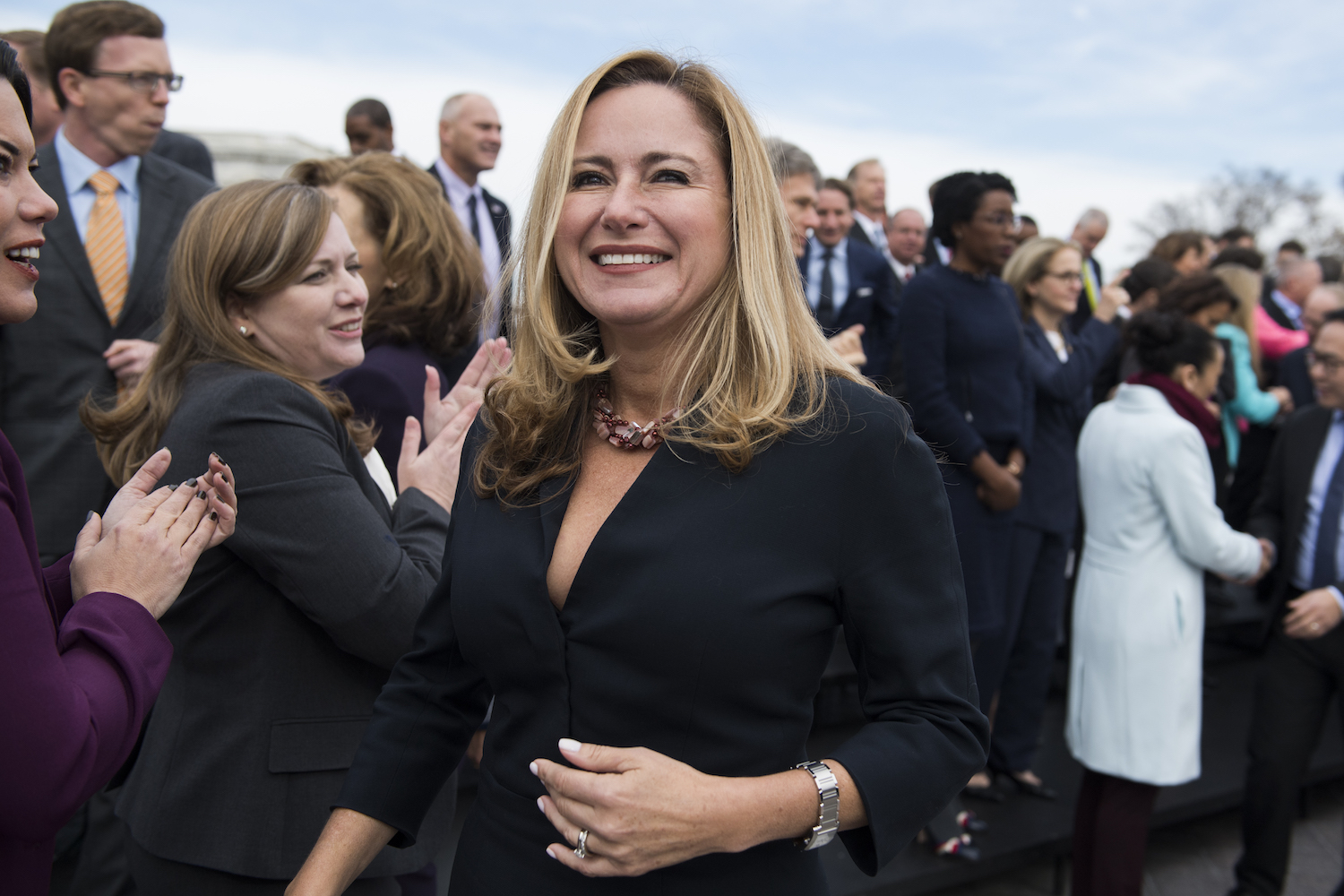 During her term in Congress, gun reform was one of the main issues Mucarsel-Powell took-on with her own legislation. Photo: Tom Williams/CQ Roll Call via Getty Images
