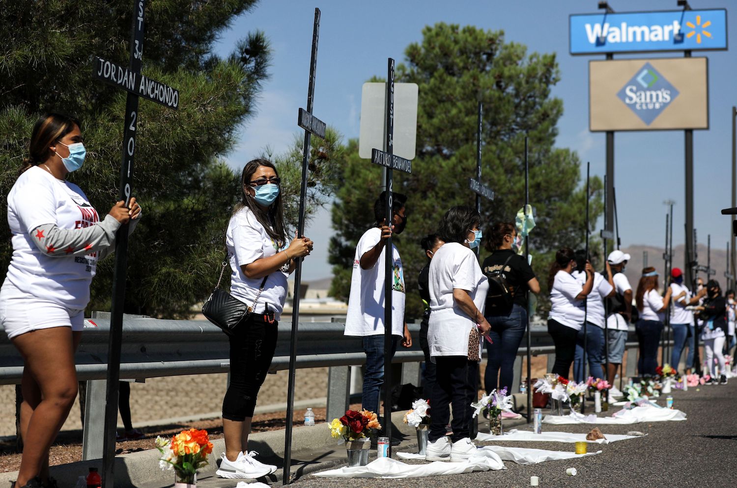 El tiroteo en el Walmart de El Paso se cobró la vida de 23 personas. Foto: Getty Images.