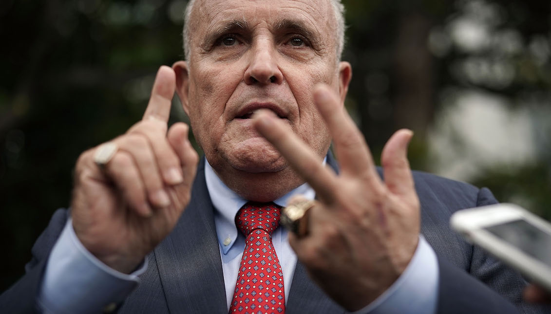 Los intereses del abogado personal del presidente Trump, Rudolph Giuliani, le han conectado directamente con la élite socialista en Venezuela. Foto: Alex Wong/Getty Images